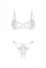 OBSESSIVE Luise Sublim White komplet 2-cz otwarty